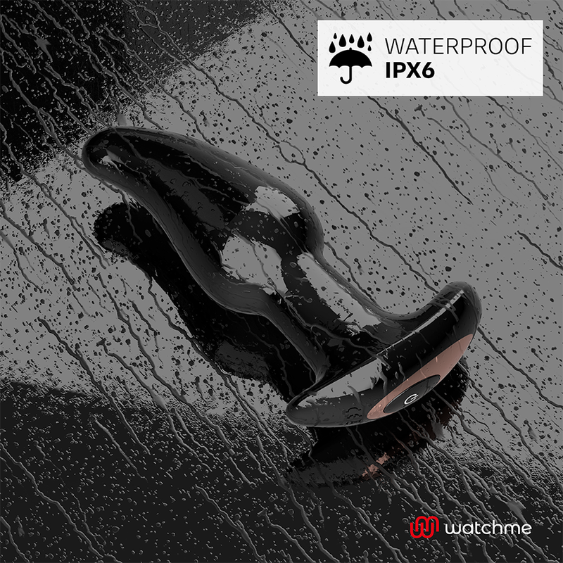 ANBIGUO - WATCHME REMOTE CONTROL PLUG ANALE VIBRATORE CON ROTAZIONE DI PERLE DI AMADEUS - immagine 5