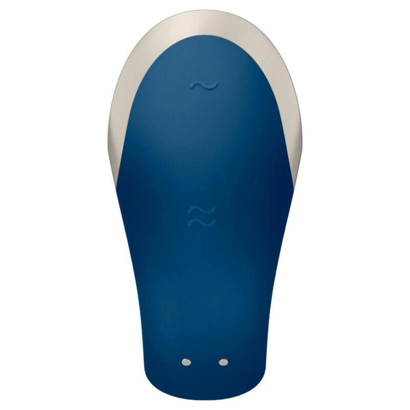 SATISFYER - VIBRATORE DOUBLE LOVE PARTNER DI LUSSO BLU - immagine 3