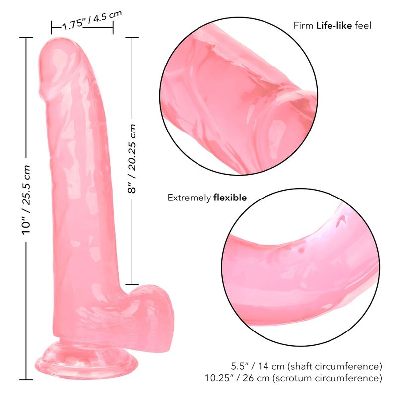 CALEXOTICS - DILDO REGINA TAGLIA ROSA 20.3 CM - immagine 3