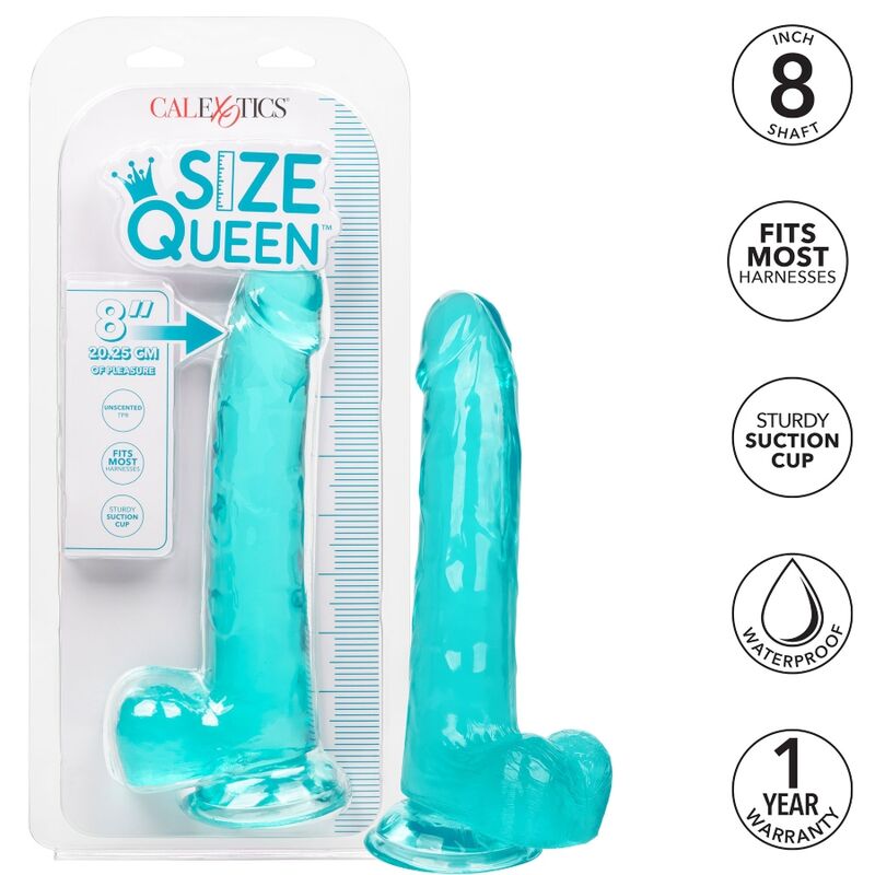 CALEXOTICS - DILDO REGINA TAGLIA BLU 20.3 CM - immagine 2