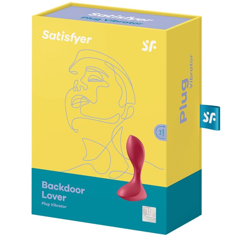 SATISFYER - SPINA VIBRANTE BACKDOOR LOVER ROSSO - immagine 4