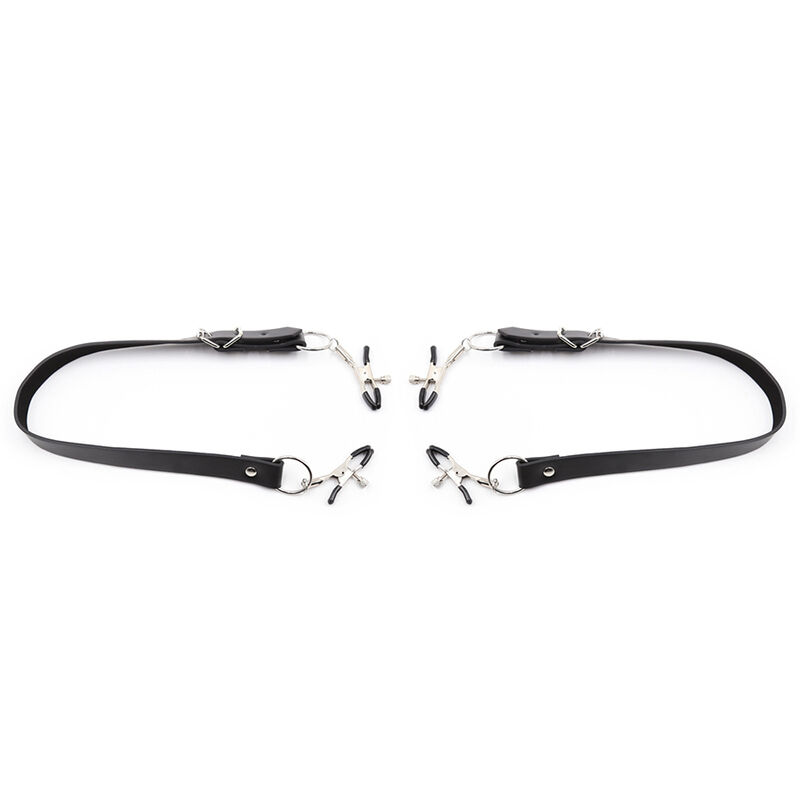 OHMAMA FETISH - PINZE PER CLITORIDE CON CINGHIE PER GAMBE - immagine 2