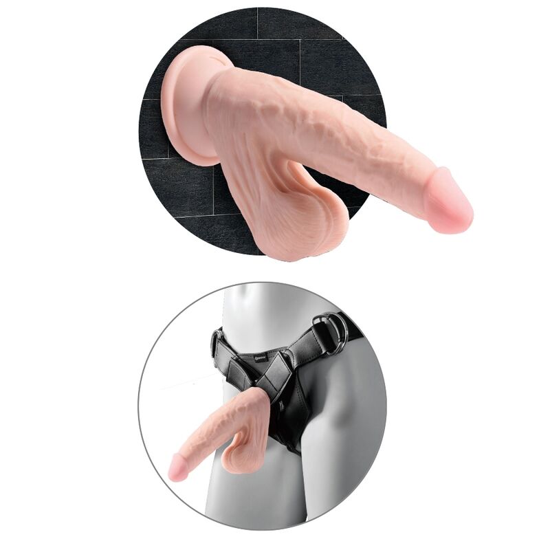 KING COCK - PLUS 3D DILDO SFERE OSCILLANTI 20.3 CM - immagine 5