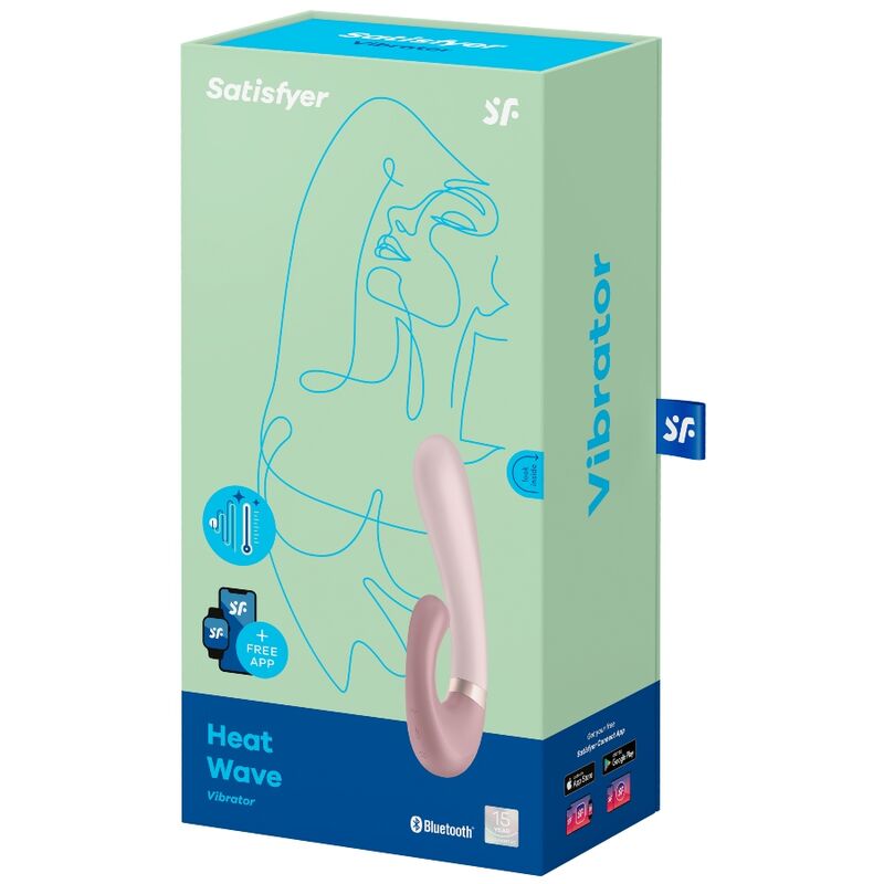 SATISFYER - HEAT WAVE VIBRADOR APP BLANCO - immagine 4