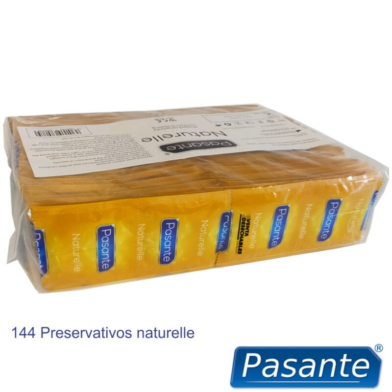 PASANTE - PRESERVATIVI NATURELLE BORSA 144 UNIT - immagine 2