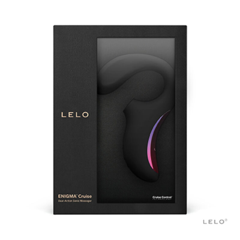 LELO - ENIGMA CRUISE MASSAGGIATORE SONICO A DOPPIA STIMOLAZIONE NERO - immagine 5
