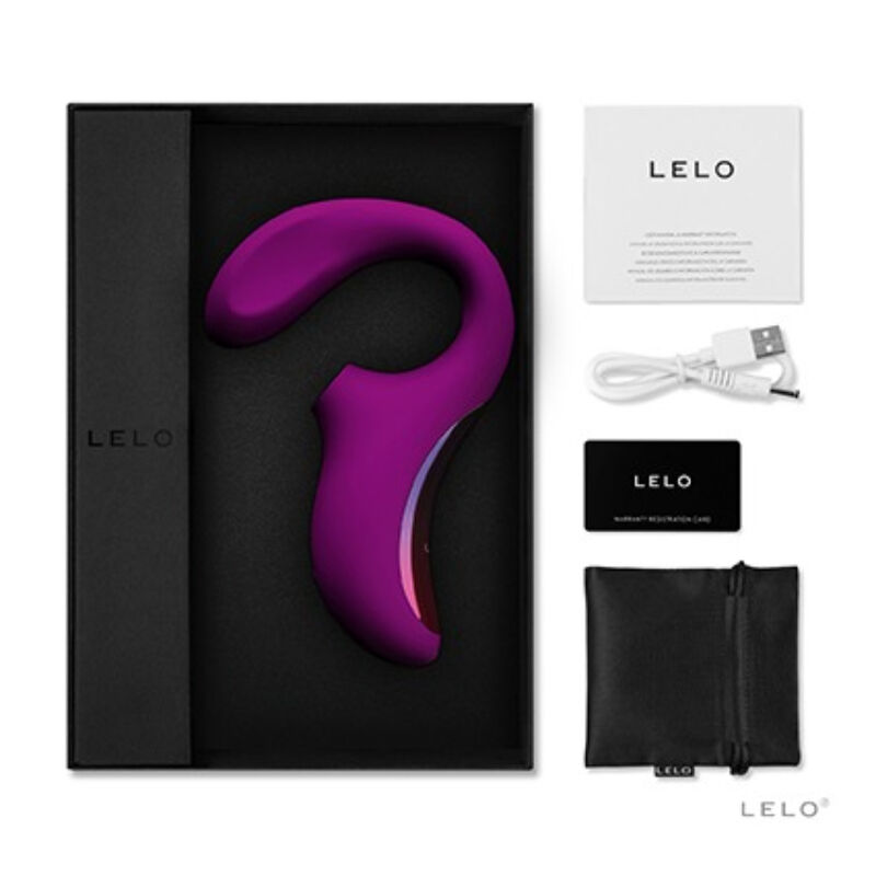 LELO - ENIGMA CRUISE MASSAGGIATORE SONICO A DOPPIA STIMOLAZIONE DEEP ROSE - immagine 4