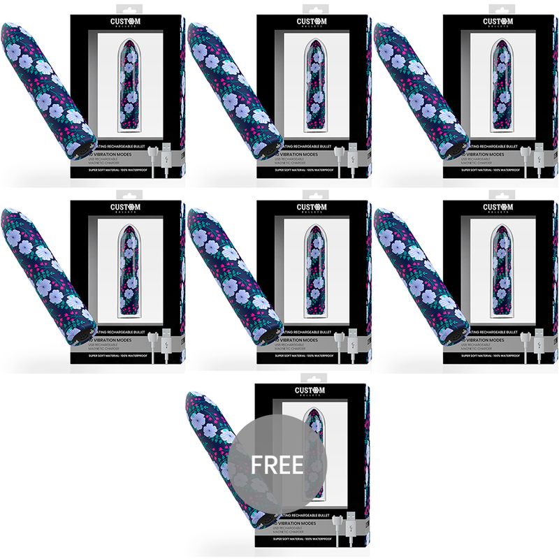 CUSTOM BULLETS - BULLET MAGNETICO A MOLLA 10 INTENSITÀ 6 + 1 GRATIS - immagine 2