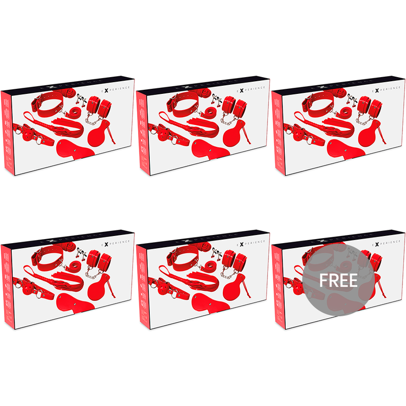 EXPERIENCE - KIT FETISH BDSM SERIE ROSSA 5+1 GRATIS