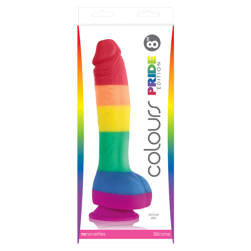 PRIDE - DILDO BANDIERA LGBT 19 CM - immagine 2