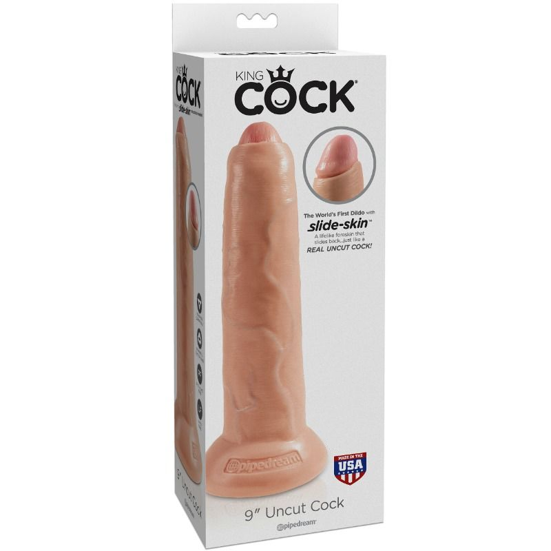 KING COCK - DILDO REALISTICO CARNE NON TAGLIATA 23 CM - immagine 5