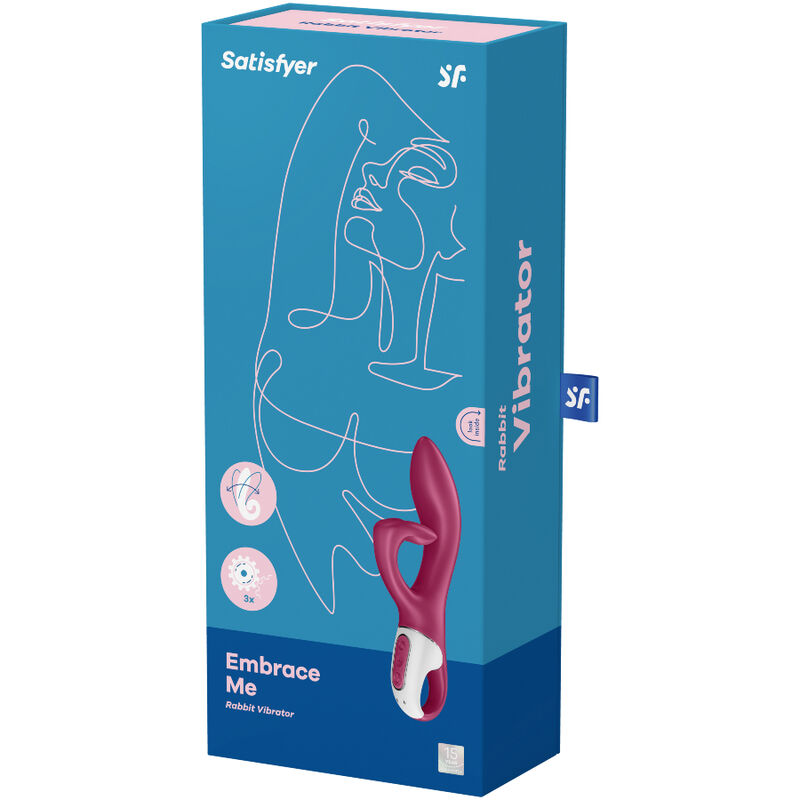 SATISFYER - EMBRACE ME VIBRADOR PUNTO G ROJO - immagine 4