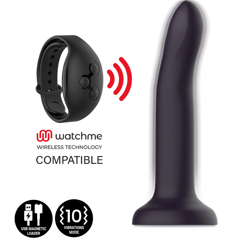 MYTHOLOGY DUMAN MYSTIC DILDO S - VIBRATORE WATCHME COMPATIBILE CON TECNOLOGIA WIRELESS - immagine 3