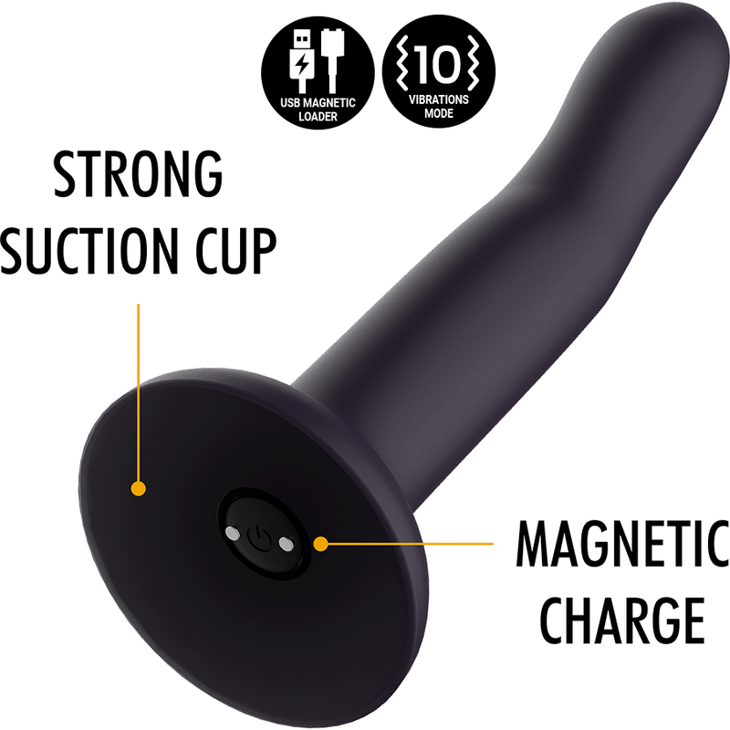 MYTHOLOGY - DUMAN MYSTIC DILDO M - VIBRATORE COMPATIBILE CON TECNOLOGIA WIRELESS WATCHME - immagine 2