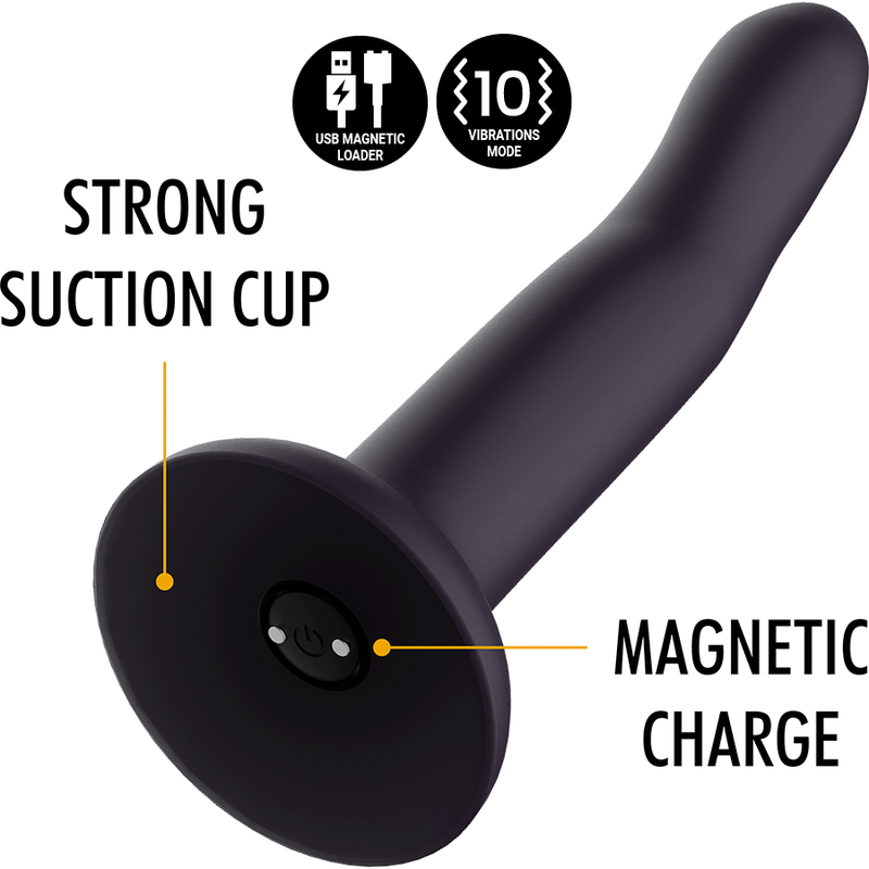 MYTHOLOGY - DUMAN MYSTIC DILDO L - VIBRATORE COMPATIBILE CON TECNOLOGIA WIRELESS WATCHME - immagine 2