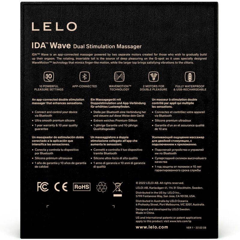 LELO - MASSAGGIATORE DI COPPIA IDA WAVE CORAL - immagine 5