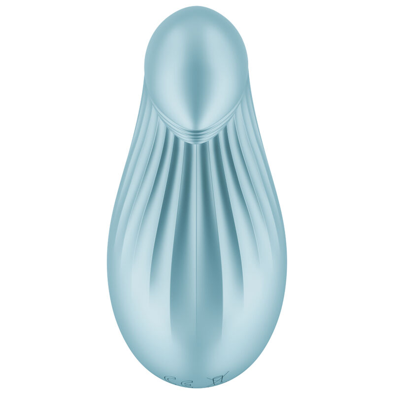 SATISFYER - DIPPING DELIGHT VIBRADOR LAY-ON AZUL - immagine 3