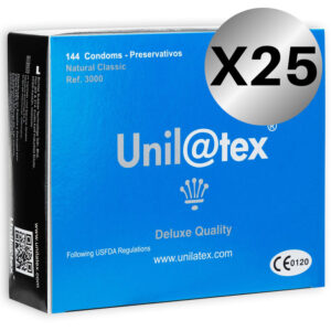 UNILATEX - CONSERVANTI NATURALI PACK 25 X 144 UNITÀ