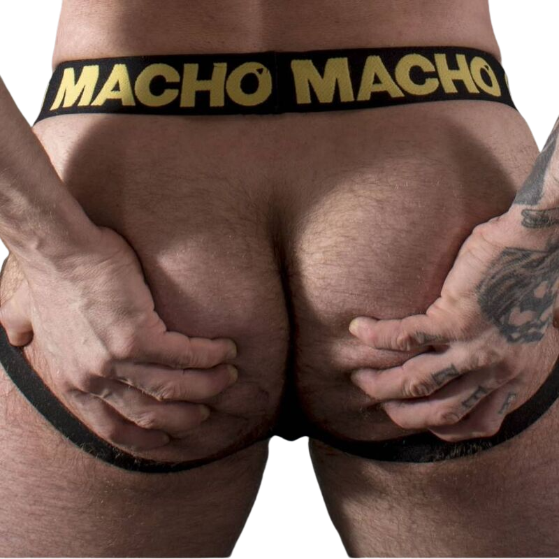 MACHO - MX25AC JOCK CUERO AMARILLO S - immagine 2