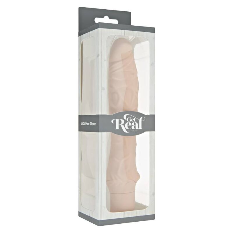 GET REAL - CLASSICO GRANDE VIBRATORE NATURALE - immagine 3