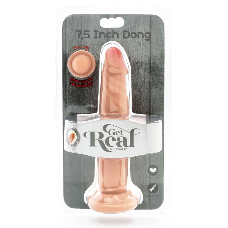 GET REAL - DONG A DOPPIA DENSIT 19 CM PELLE - immagine 3