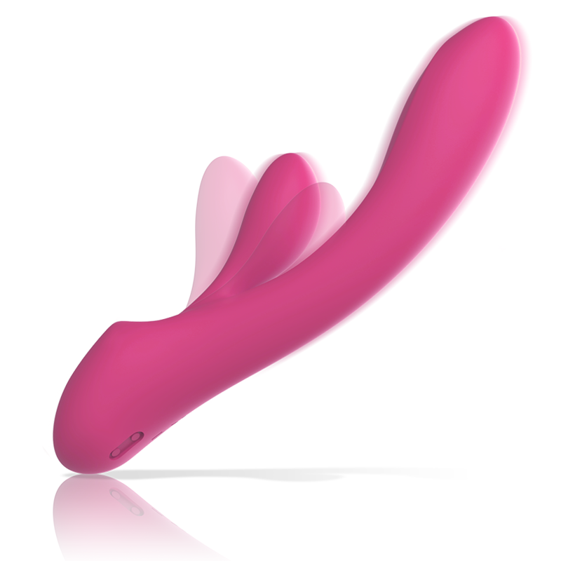 INTENSE - VIBRATORE LUIGI RABBIT SILICONE LIQUIDO ROSA - immagine 2