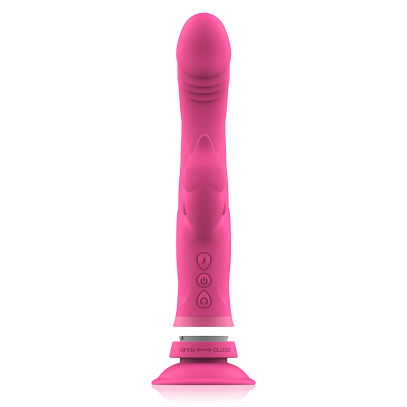 INTENSE - VIBRATORE JULIO RABBIT IN SILICONE ROSA - immagine 5