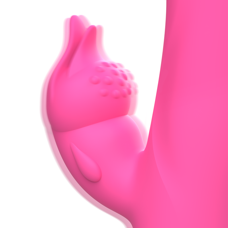 INTENSE - VIBRATORE JULIO RABBIT IN SILICONE ROSA - immagine 4