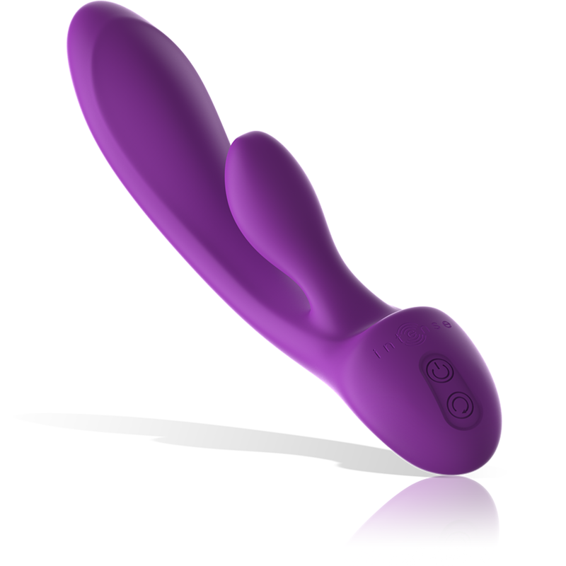 INTENSE - VIBRATORE LUIGI RABBIT SILICONE LIQUIDO VIOLA - immagine 3