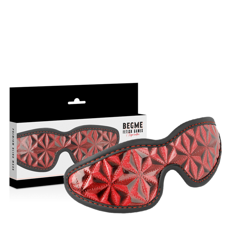 BEGME - MASCHERA CIECA PREMIUM RED EDITION CON FODERA IN NEOPRENE - immagine 2