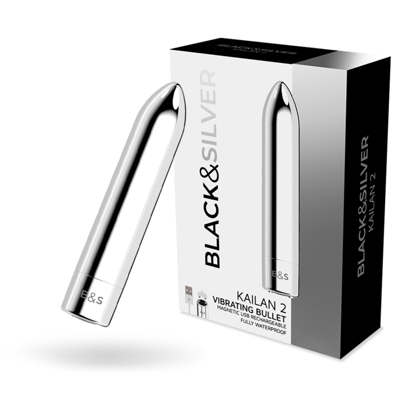 BLACKSILVER - KAILAN 2 PROIETTILE MAGNETICO VIBRANTE ARGENTO - immagine 2
