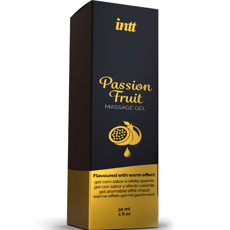 INTT MASSAGE ORAL SEX - GEL DA MASSAGGIO AL GUSTO DI FRUTTO DELLA PASSIONE CON EFFETTO CALORE - immagine 3
