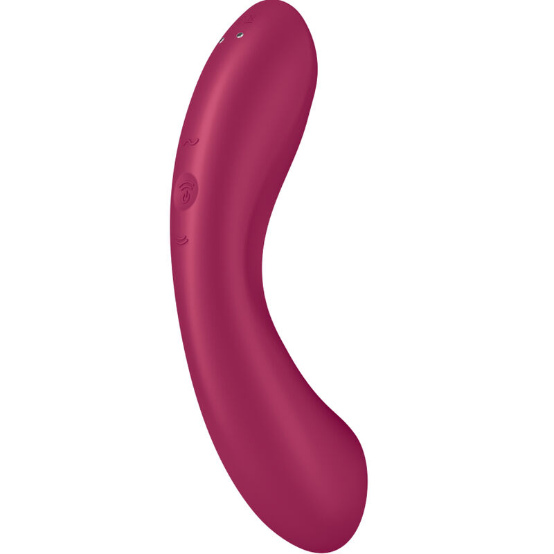 SATISFYER - CURVE TRINITY 1 AIR PULSE VIBRATION GRIS - immagine 5