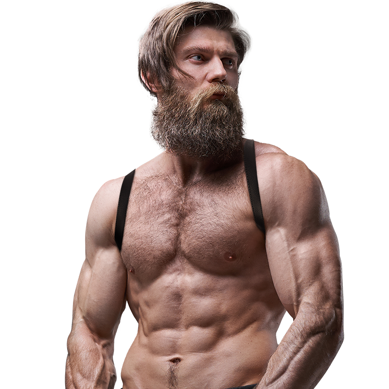 FETISH SUBMISSIVE ATTITUDE - IMBRACATURA POSTERIORE IN ECOPELLE DA UOMO - immagine 4