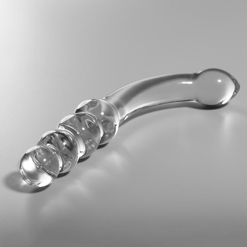 NEBULA SERIES BY IBIZA - MODELO 14 DILDO CRISTAL TRANSPARENTE 18.5 CM -O- 3 CM - immagine 2