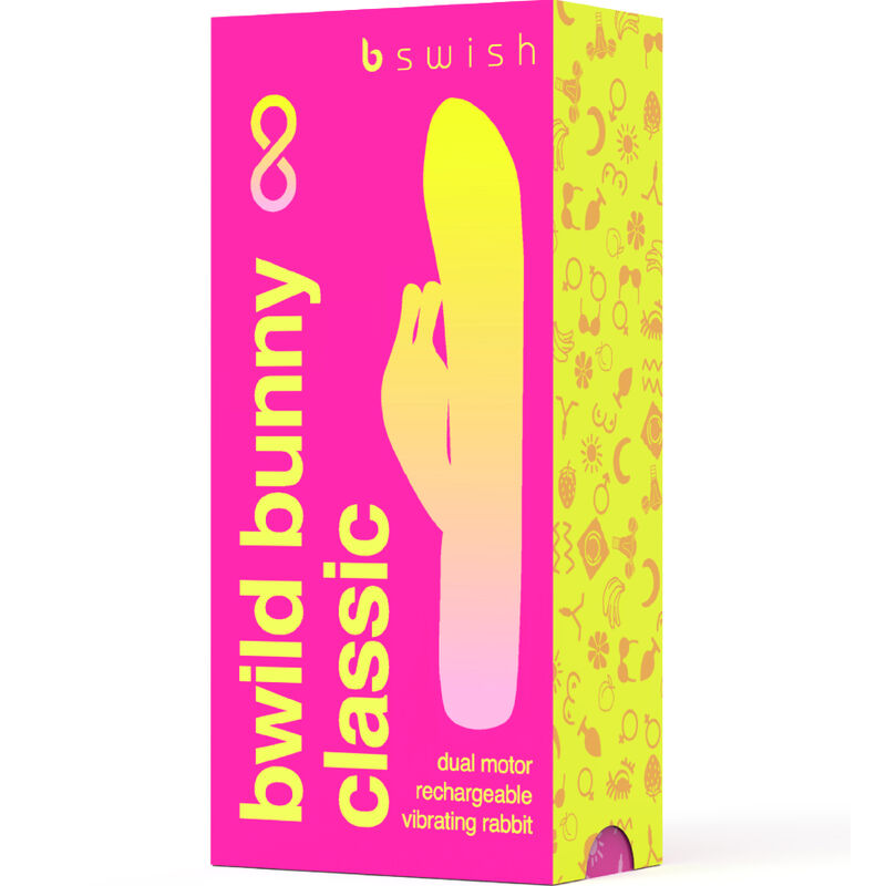 B SWISH - BWILD BUNNY INFINITE CLASSIC VIBRATORE RICARICABILE IN SILICONE ROSA - immagine 4