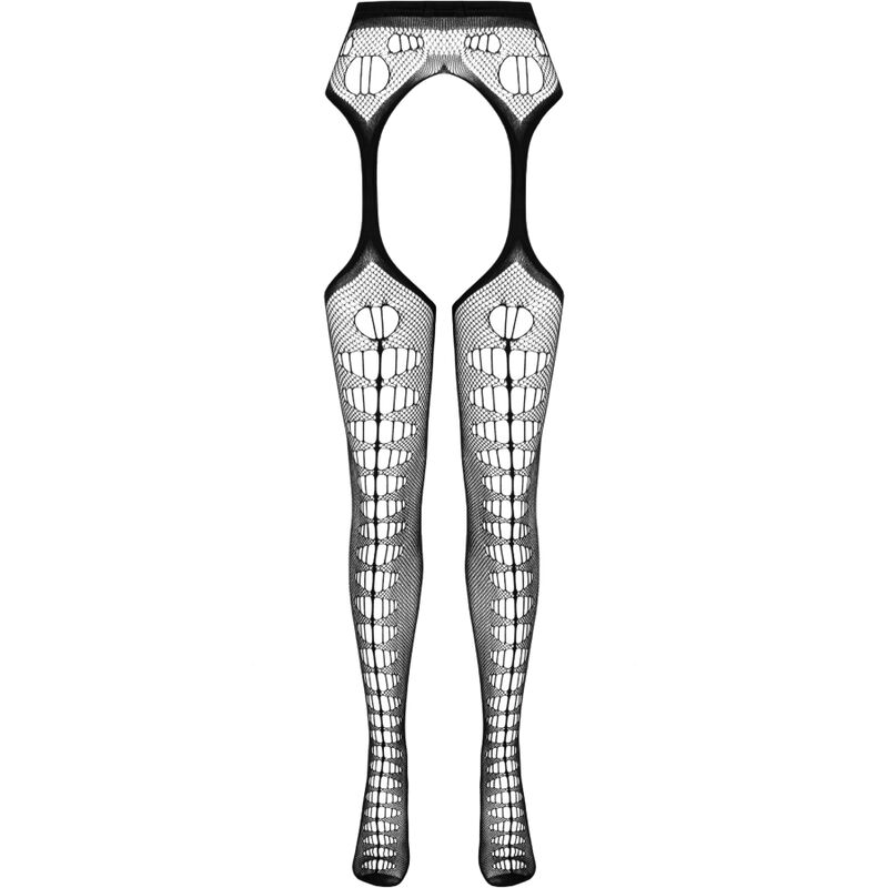 PASSION - ECO COLLECTION BODYSTOCKING ECO S008 NEGRO - immagine 3