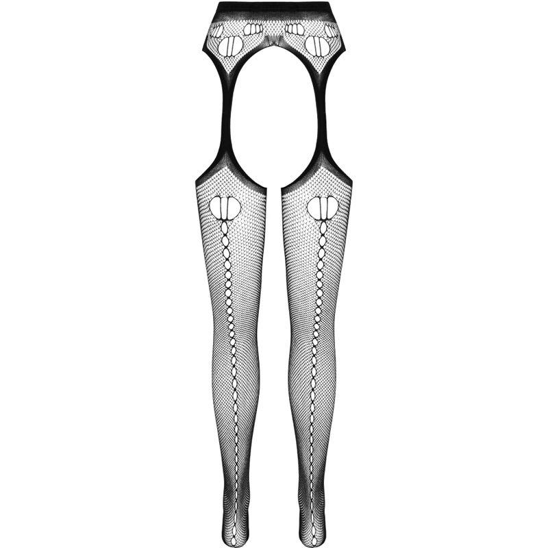 PASSION - ECO COLLECTION BODYSTOCKING ECO S008 NEGRO - immagine 4