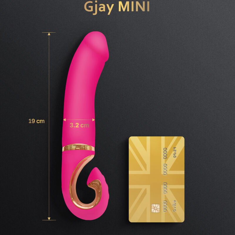 G-VIBE - VIBRATORE IN SILICONE GJAY MINI ROSA - immagine 2