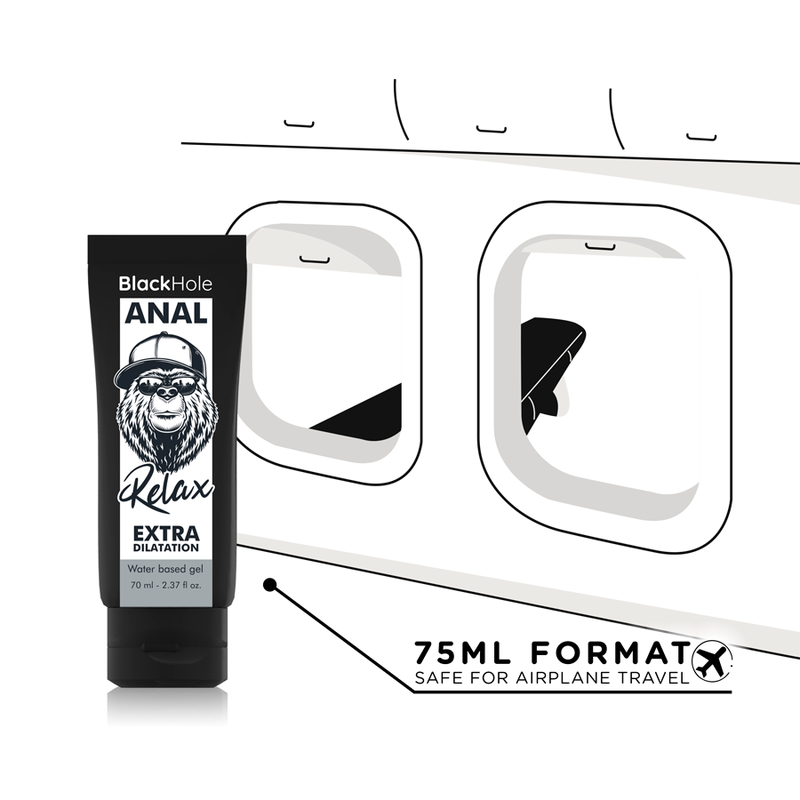 BLACK HOLE - GEL DILATANTE ANALE A BASE DACQUA 70 ML - immagine 5