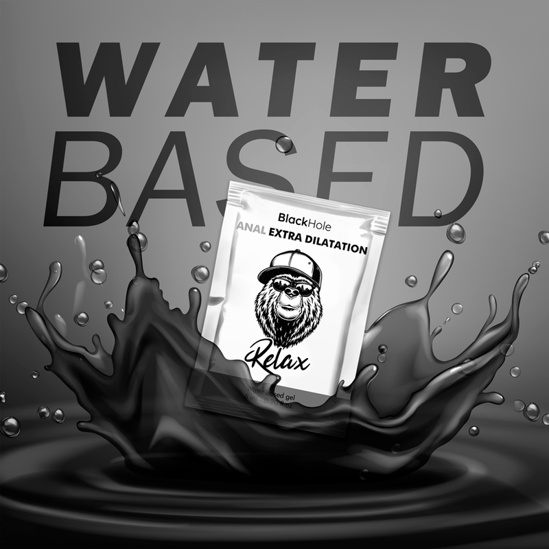 BLACK HOLE - GEL A BASE DACQUA EXTRA DILATAZIONE 6 ML MONODOSE - immagine 4