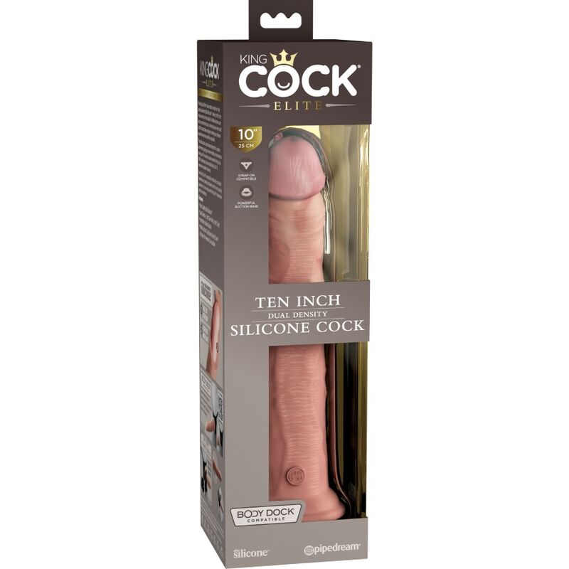 KING COCK - ELITE DILDO REALISTICO IN SILICONE 25.4 CM - immagine 5