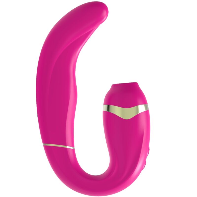 ADRIEN LASTIC - MYG ASPIRATORE CLITORIDEO E STIMOLATORE PUNTO G ROSA