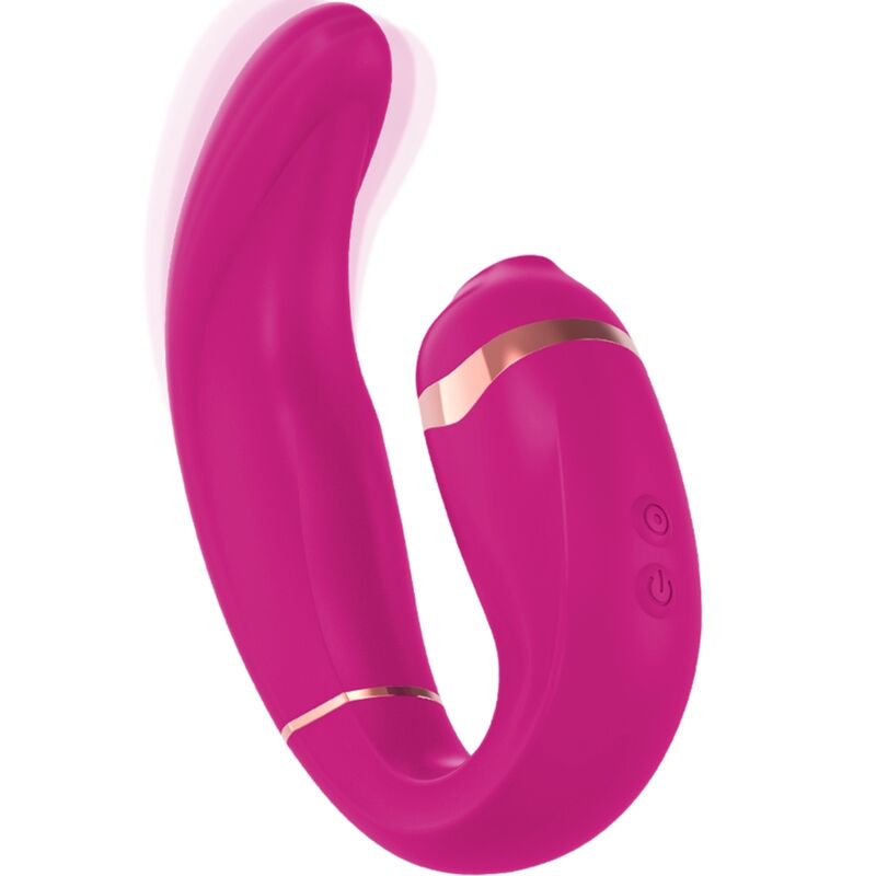 ADRIEN LASTIC - MYG ASPIRATORE CLITORIDEO E STIMOLATORE PUNTO G ROSA - immagine 5