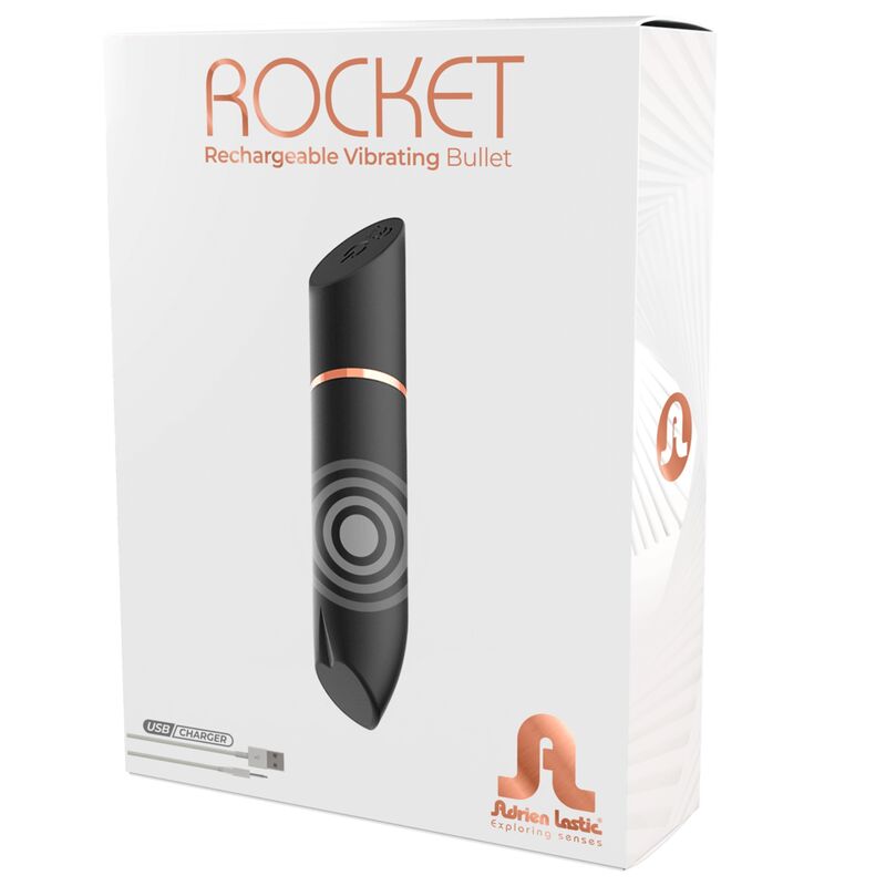 ADRIEN LASTIC - PROIETTILE RICARICABILE ROCKET NERO - immagine 4