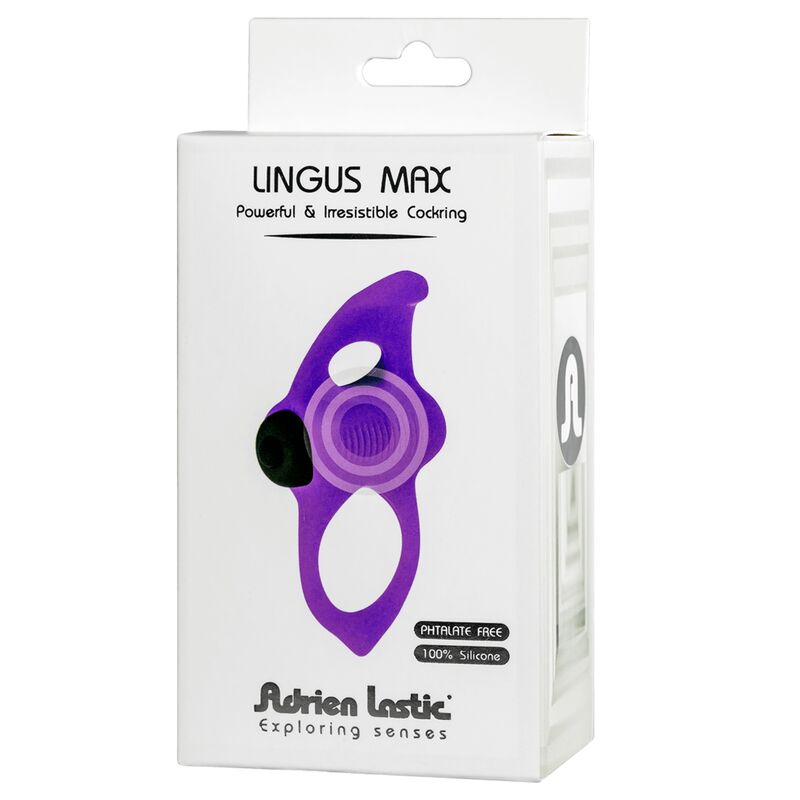 ADRIEN LASTIC - ANELLO VIBRATORE LINGUS MAX VIOLA - immagine 4