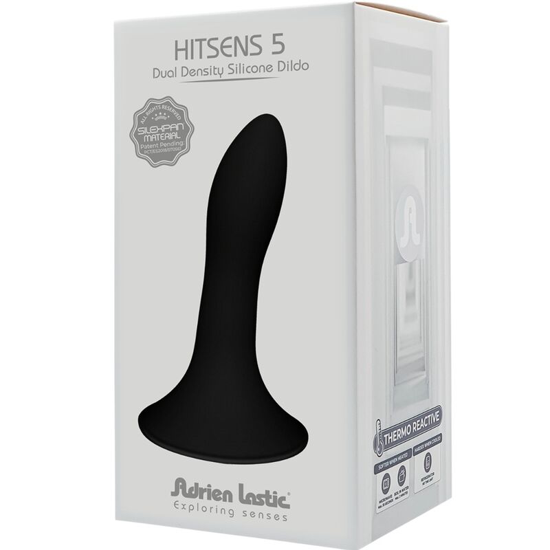 ADRIEN LASTIC - HITSENS 5 DILDO IN SILICONE NERO - immagine 4