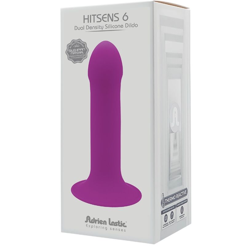 ADRIEN LASTIC - HITSENS 6 DILDO IN SILICONE VIOLA - immagine 3