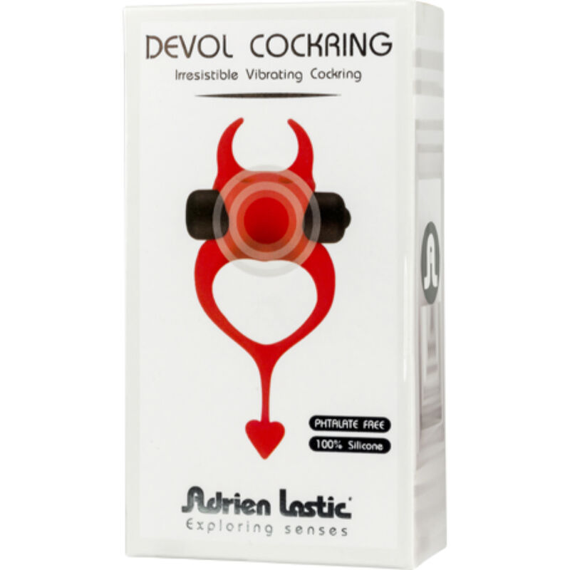 ADRIEN LASTIC - ANELLO VIBRATORE DEVOL COCKRING ROSSO - immagine 4