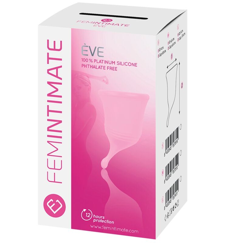 FEMINTIMATE - EVE NUOVA COPPE MESTRUALI IN SILICONE - TAGLIA M - immagine 3